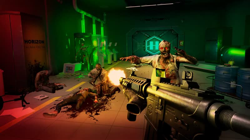 Death Horizon: Reloaded, team zombie survival in VR